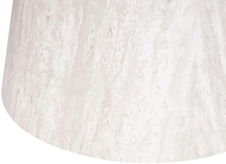 Beliani Valgomojo stalas LUMAN travertino efektas 220 cm 95 cm