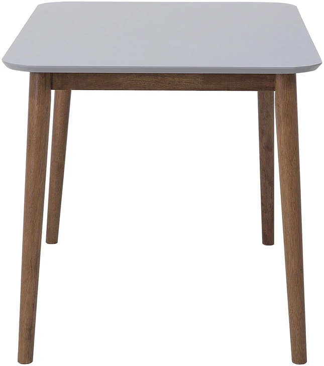 Beliani Valgomojo stalas MODESTO Pilkas 120 cm 80 cm Medinis