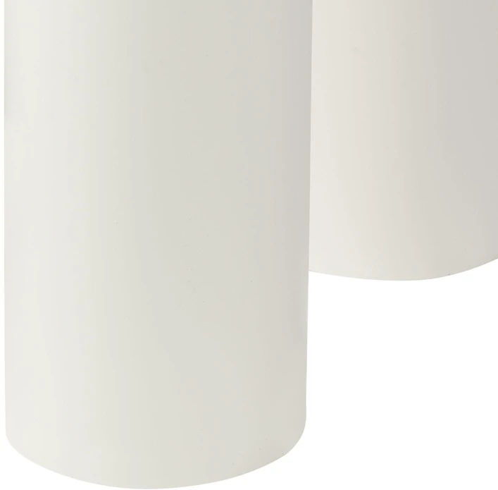Beliani Valgomojo stalas ONDLE balta 188 cm 94 cm