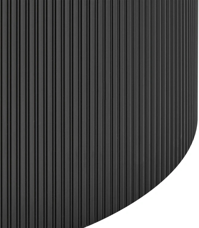 Beliani Valgomojo stalas SHEHO juodas 120 cm
