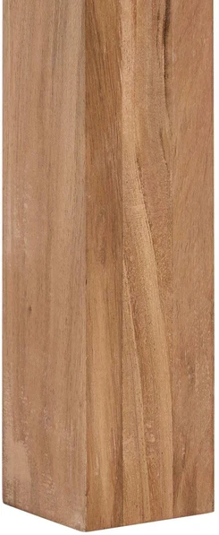 Beliani Valgomojo stalas TESA Rudas 180x90 cm Akacijos mediena