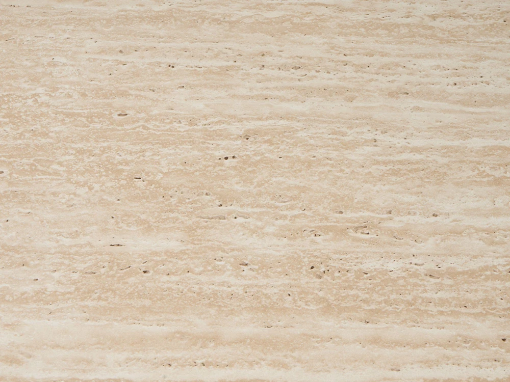 Beliani Valgomojo stalas TRAVERS Travertino efektas 180 cm 90 cm