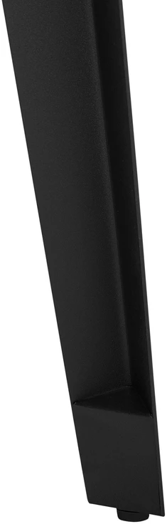 Beliani Valgomojo stalas WITNEY tamsiai rudas 160 cm 90 cm