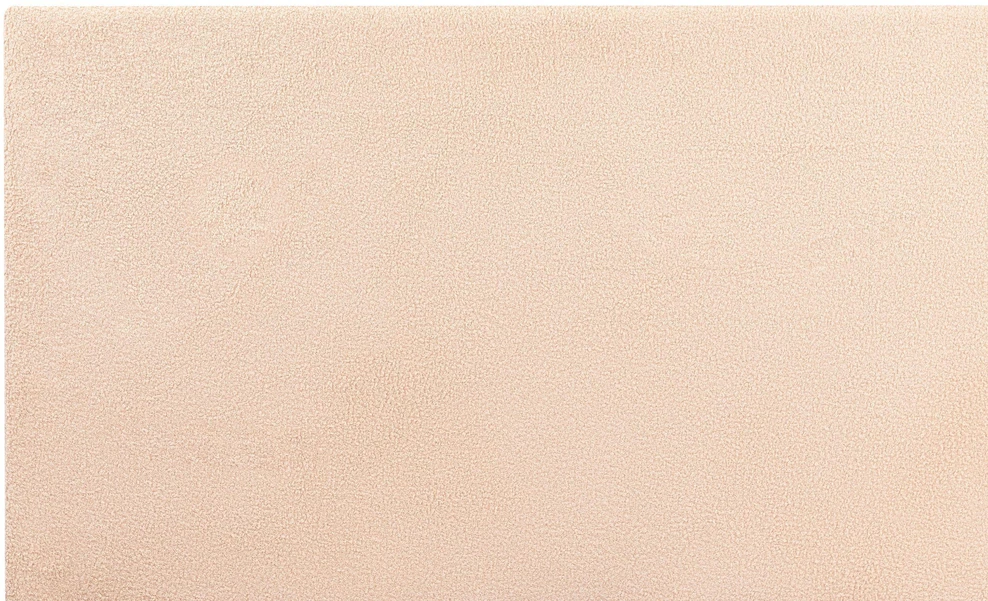 Beliani Vandeninė lova Boucle ALBI 180 x 200 cm smėlio spalvos