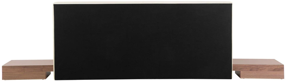 Beliani Vandeninė lova iš ekologiškos odos ZEN 160 x 200 cm, uosio ruda