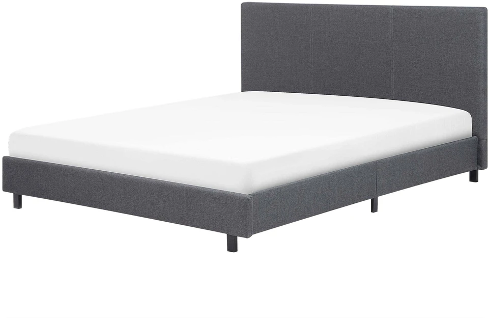 Beliani Vandens lova ALBI 160 x 200 cm pilka