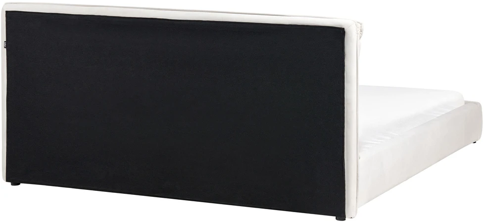 Beliani Vandens lova BAJONNA 180 x 200 cm Šviesiai smėlio spalvos