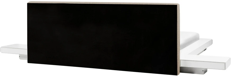Beliani Vandens lova Boucle ZEN 180 x 200 cm Balta