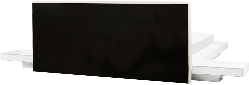 Beliani Vandens lova iš dirbtinės odos ZEN 160 x 200 cm balta