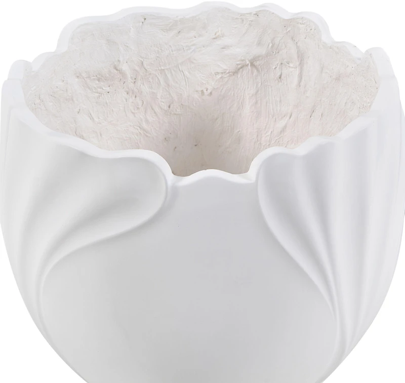 Beliani Vazonas ARPONE 44 cm baltas