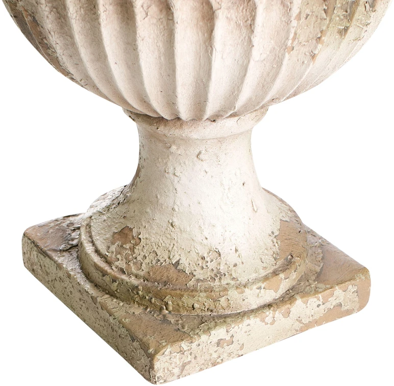 Beliani Vazonas DESKATI, 33 cm, smėlio spalvos