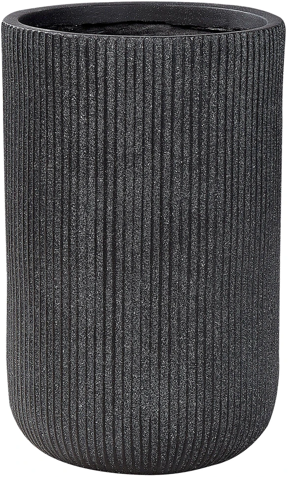 Beliani Vazonas EANTIO 30 cm Juodas