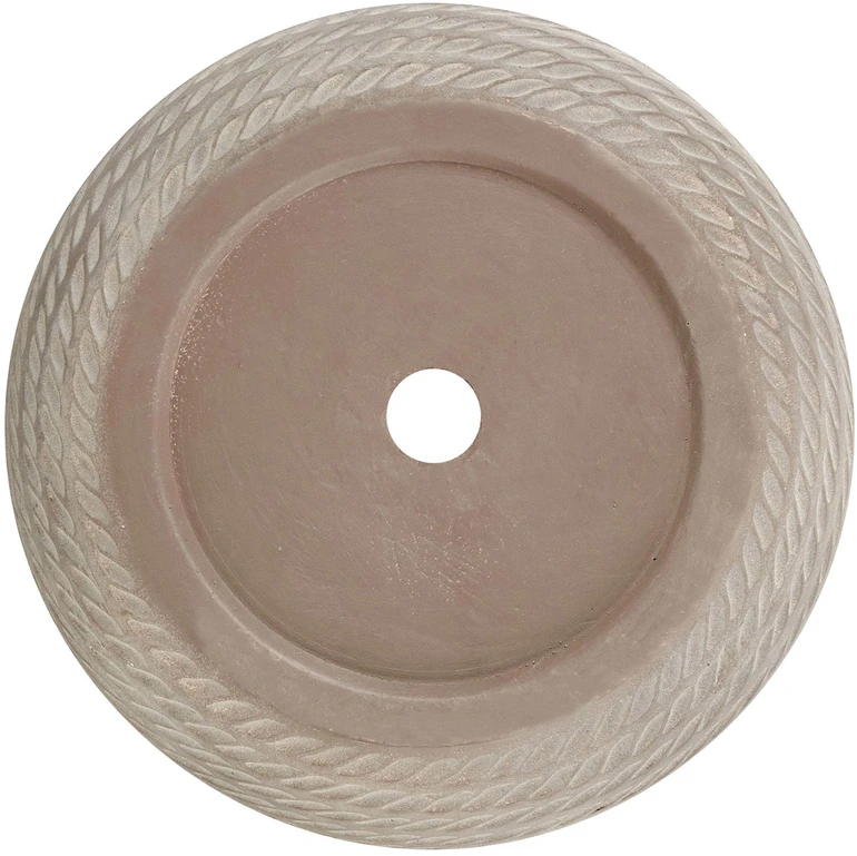 Beliani Vazonas LIVADIA, 27 cm, smėlio pilkumo