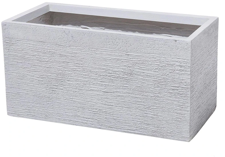 Beliani Vazonas MYRA 60 cm Baltas