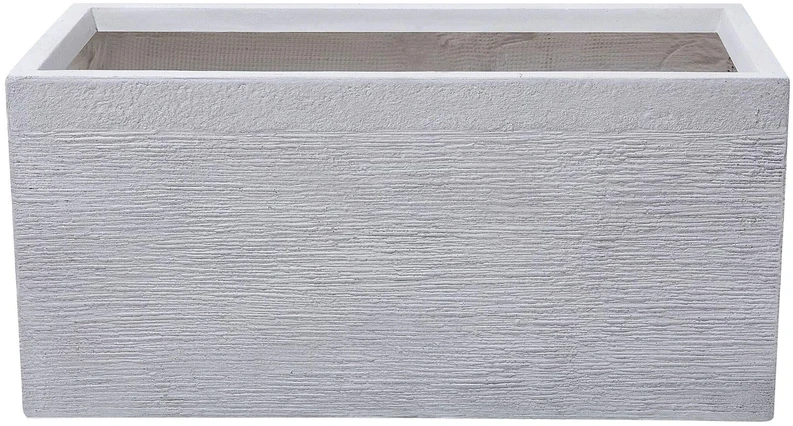 Beliani Vazonas MYRA 80 cm, baltas