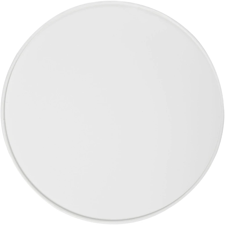 Beliani Vazonas su kojelėmis SOLDANELLA 35 cm, metalinis, baltas