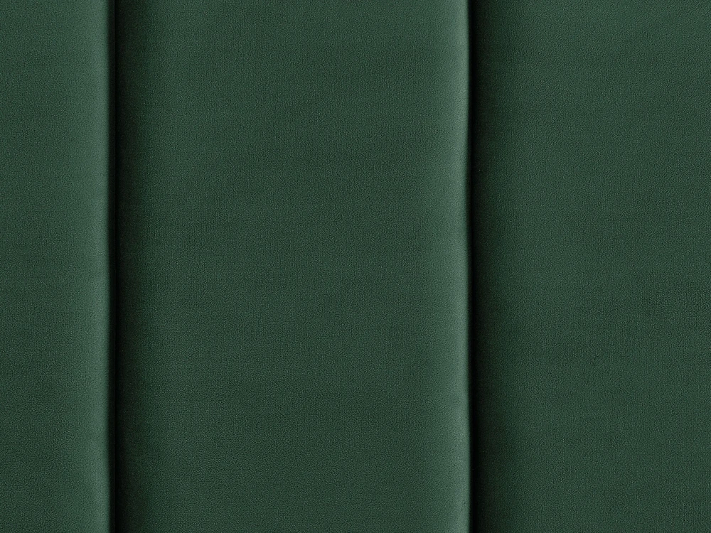 Beliani Velinė lova VILLETTE 160 x 200 cm tamsiai žalia