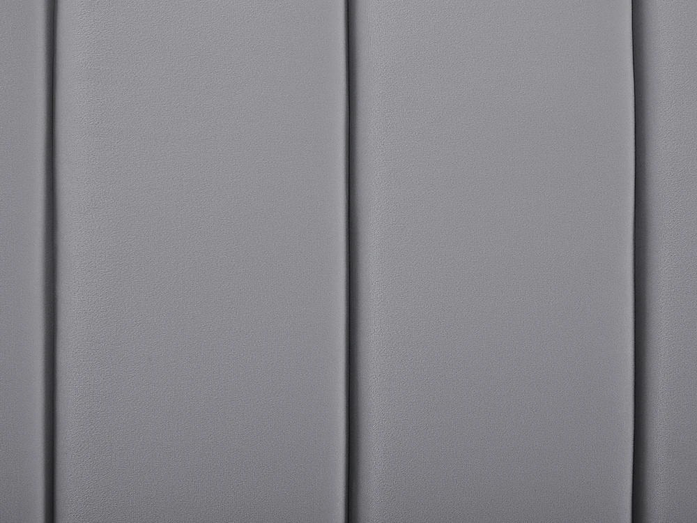 Beliani Veliūrinė lova MARVILLE 140 x 200 cm pilka