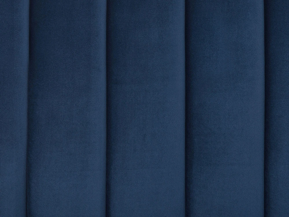 Beliani Veliūrinė lova MARVILLE, 160 × 200 cm, tamsiai mėlyna