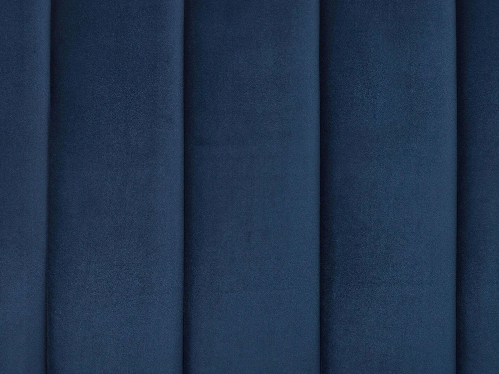 Beliani Veliurinė lova MARVILLE 180 x 200 cm tamsiai mėlyna