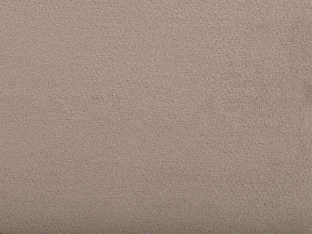 Beliani Velvetinė lova AMBILLOU 140 x 200 cm smėlio spalvos