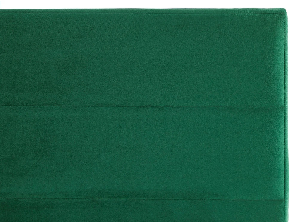 Beliani Velvetinė lova BELLOU 180 x 200 cm, žalia