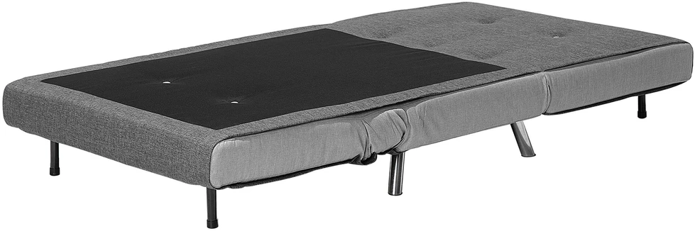 Beliani Viengulė išskleidžiama sofa FARRIS tamsiai pilka
