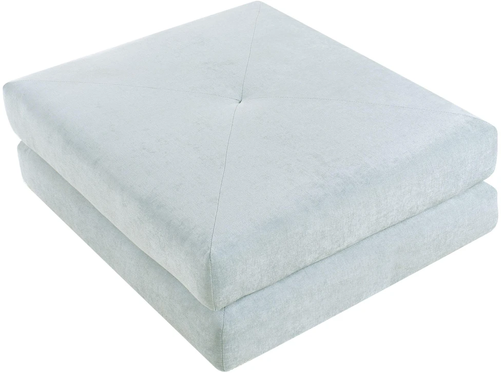 Beliani Viengulė išskleidžiama sofa OLDEN, šenilinė, mėlyna