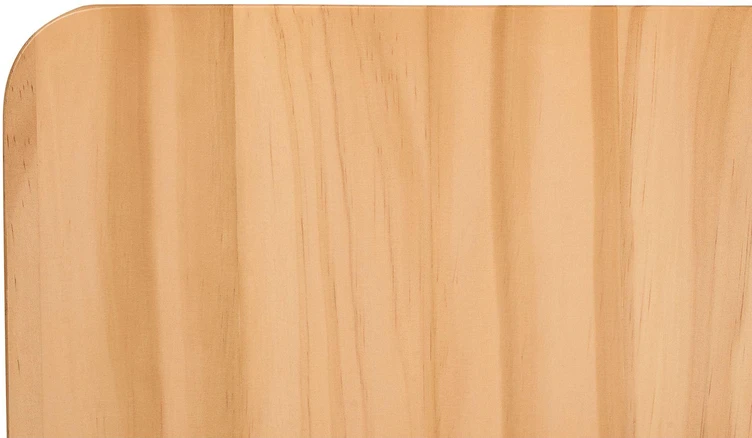 Beliani Viengulė lova BONNAC 90 x 200 cm iš pušies medienos, šviesiai ruda
