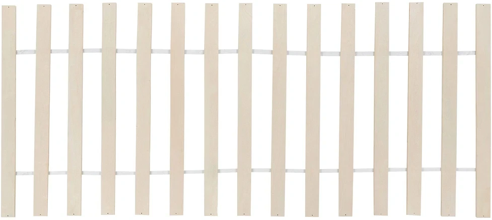 Beliani Viengulė lova BONNAC 90 x 200 cm iš pušies medienos, šviesiai ruda