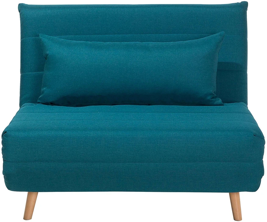 Beliani Vienvietė išskleidžiama sofa SETTEN, melsva