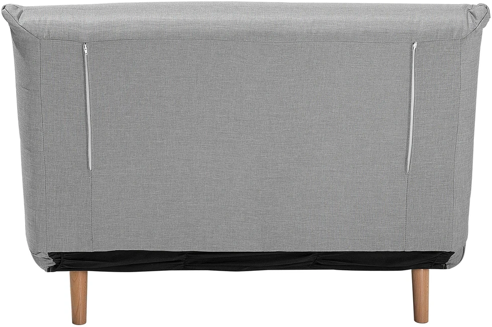 Beliani Vienvietė išskleidžiama sofa SETTEN, šviesiai pilka