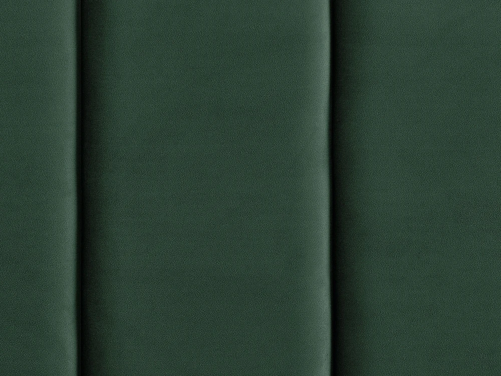 Beliani VILLETTE veliūrinė lova 140 x 200 cm tamsiai žalia