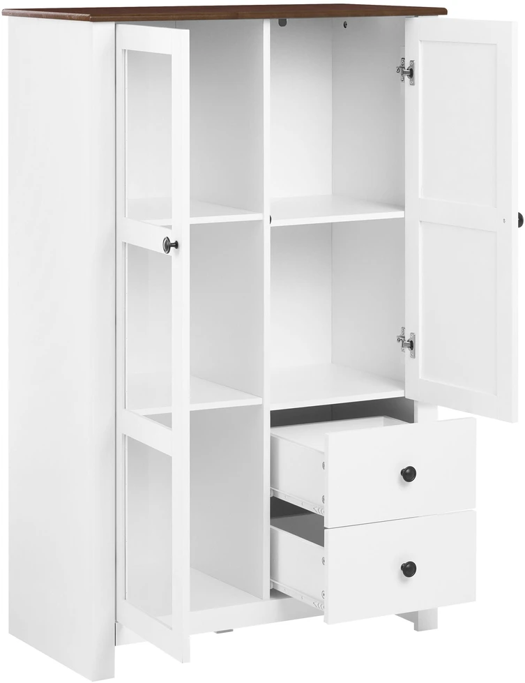 Beliani Vitrina PIMBA 80 cm Balta