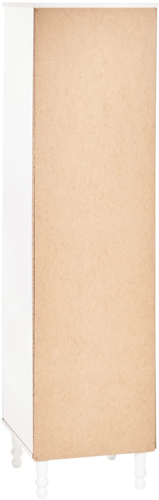 Beliani Vitrina su stiklinėmis durelėmis TINGLEDALE 40 cm balta