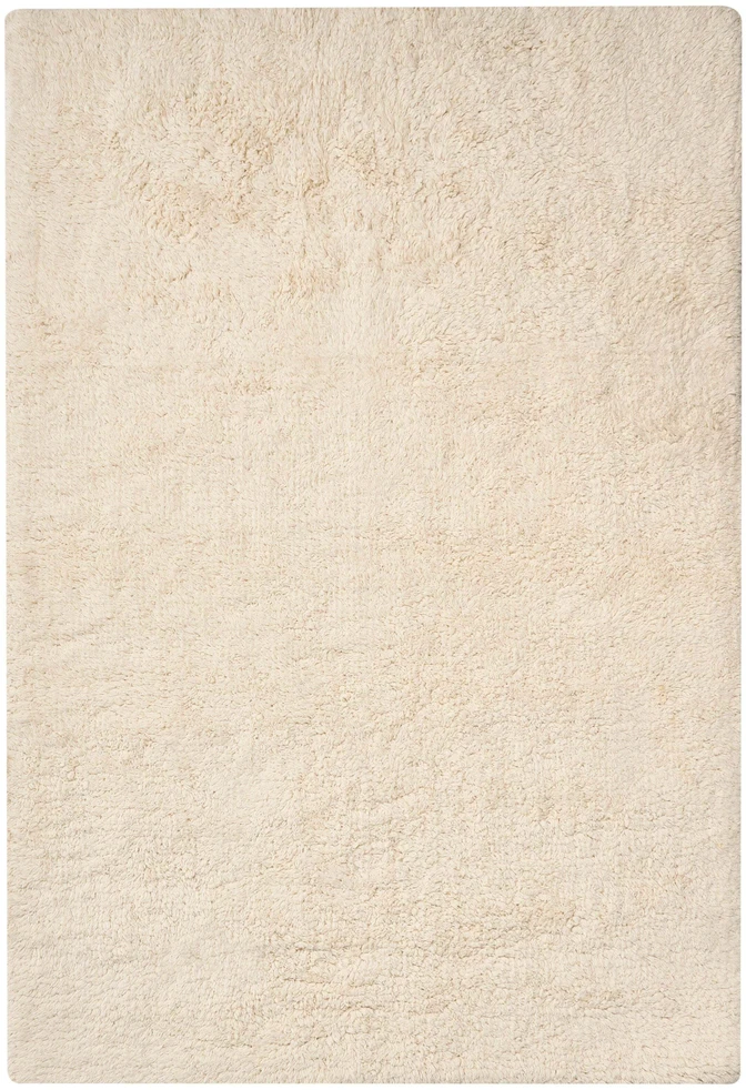 Beliani Vonios kilimėlis GOELA kreminės baltos spalvos 60 x 90 cm, medvilninis