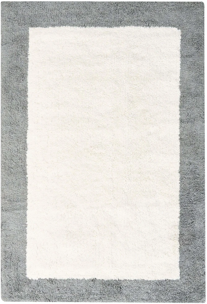 Beliani Vonios kilimėlis KABRI Pilkas/ smėlio spalvos 60 x 90 cm Medvilnė