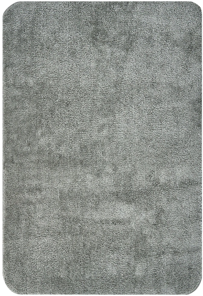 Beliani Vonios kilimėlis URLANA pilkas 60 x 90 cm mikropluoštas