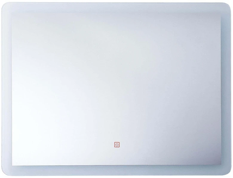 Beliani Vonios veidrodis LED CORROY 80 cm 60 cm Sidabrinis