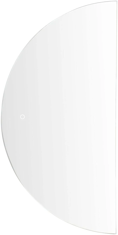 Beliani Vonios veidrodis LED LOUE 50 cm 100 cm Sidabrinis