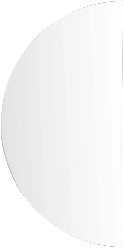 Beliani Vonios veidrodis LED LOUE 60 cm 120 cm sidabrinės spalvos