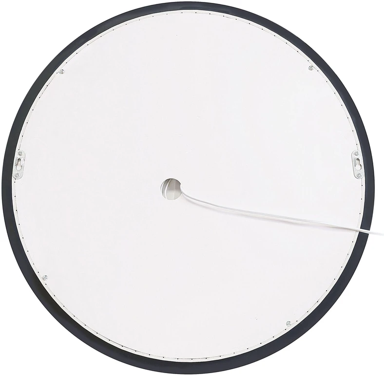Beliani Vonios veidrodis su LED apšvietimu SELUNE 58 cm sidabrinis