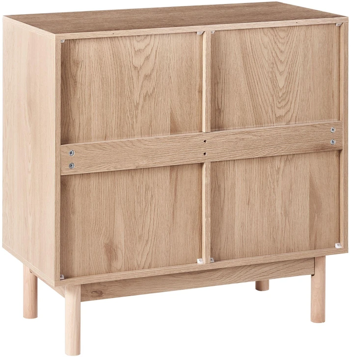Beliani Vyno spintelė su lentyna COSTELLO, šviesiai ruda