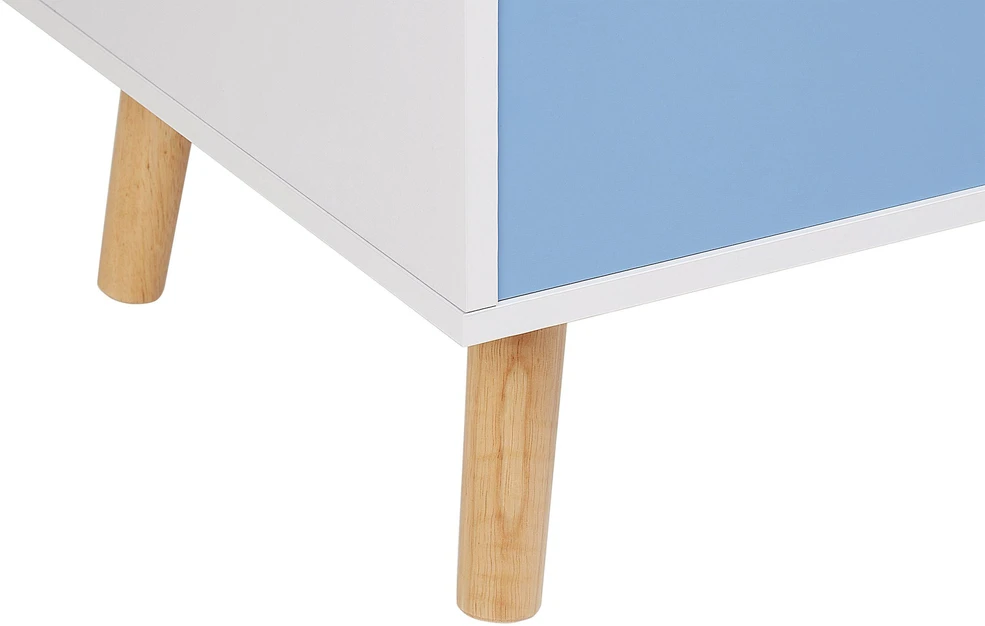 Beliani Žaislų dėžė CASPER 43 cm mėlyna
