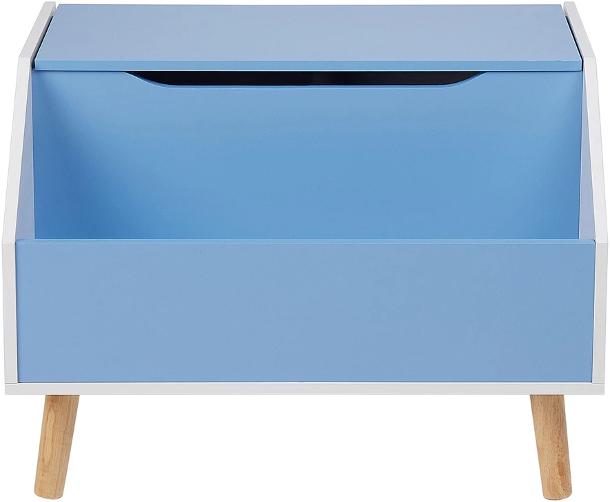 Beliani Žaislų dėžė CASPER 43 cm mėlyna