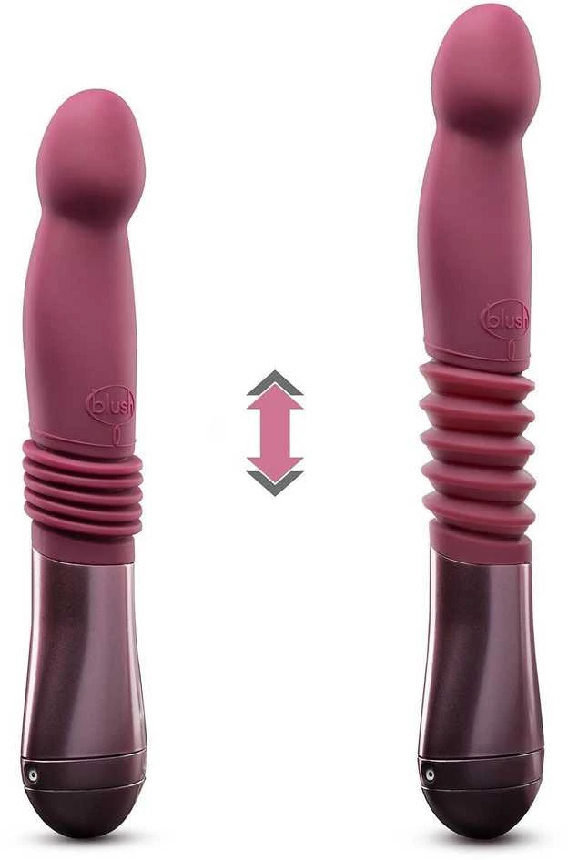 TEMPTASIA TRIXIE stumpiantis dildo vyno spalvos