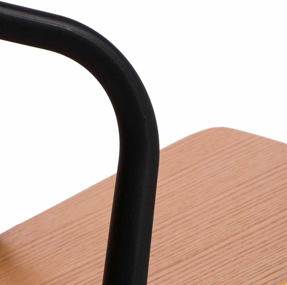D2.Design Bella kėdė juoda/natūrali (dydis: universalus)