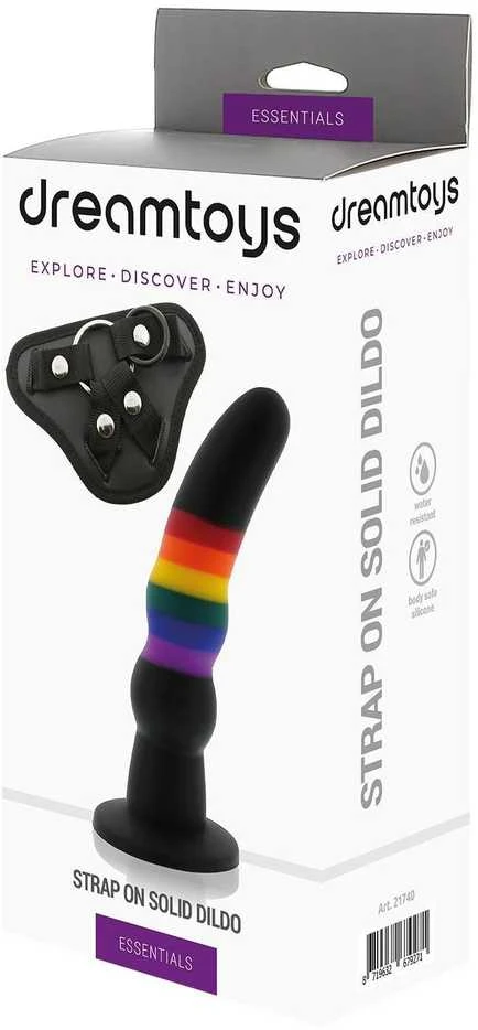 Dreamtoys ESSENTIALS vientisas dildas su dirželiu
