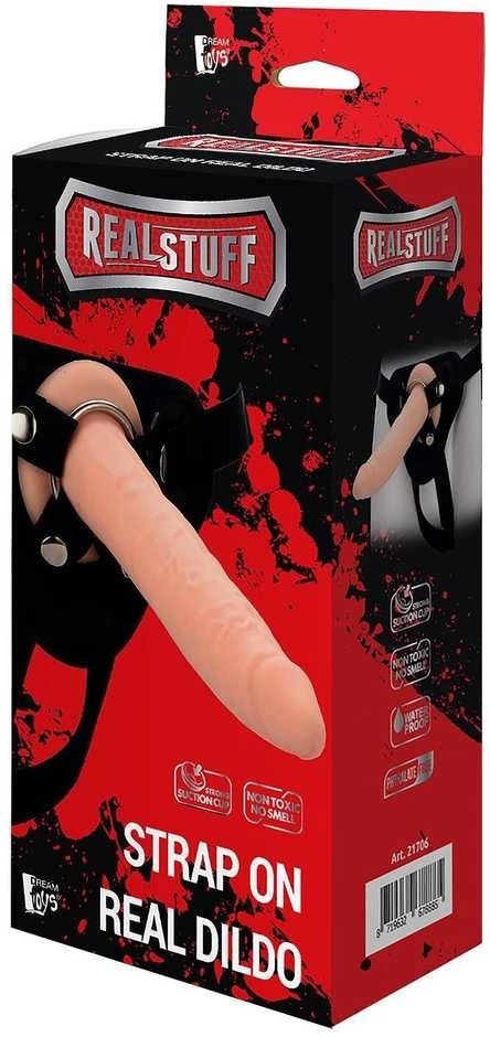 Dreamtoys REALSTUFF prisegamas tikras dildas