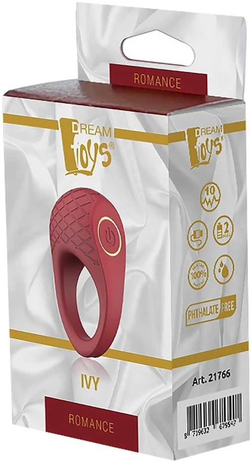 Dream Toys Romance Ivy vibruojantis penio žiedas